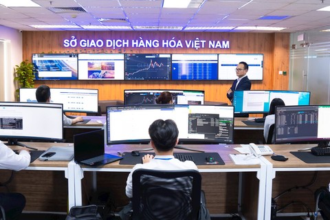 Năm 2023, giá trị giao dịch tại Sở Giao dịch Hàng hóa Việt Nam đạt trung bình hơn 4.000 tỷ đồng/ngày