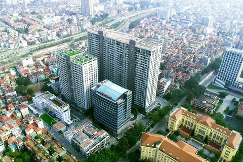 Tổ hợp Tràng An Complex tại số 1 Phùng Chí Kiên, Cầu Giấy, Hà Nội.